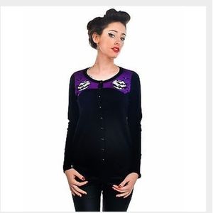 Too Fast Graveyard Cardigan medium